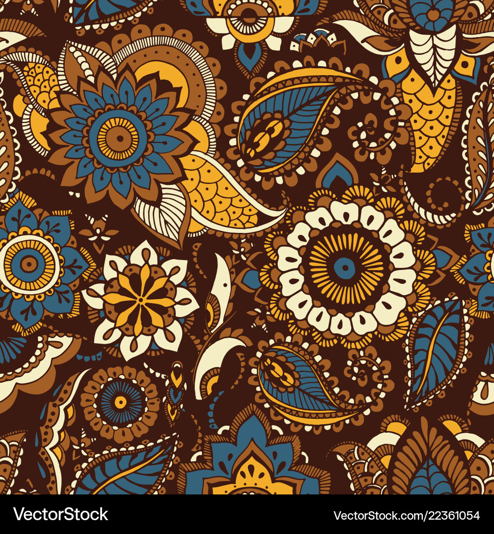 Ethnic Buta Pattern vector image
