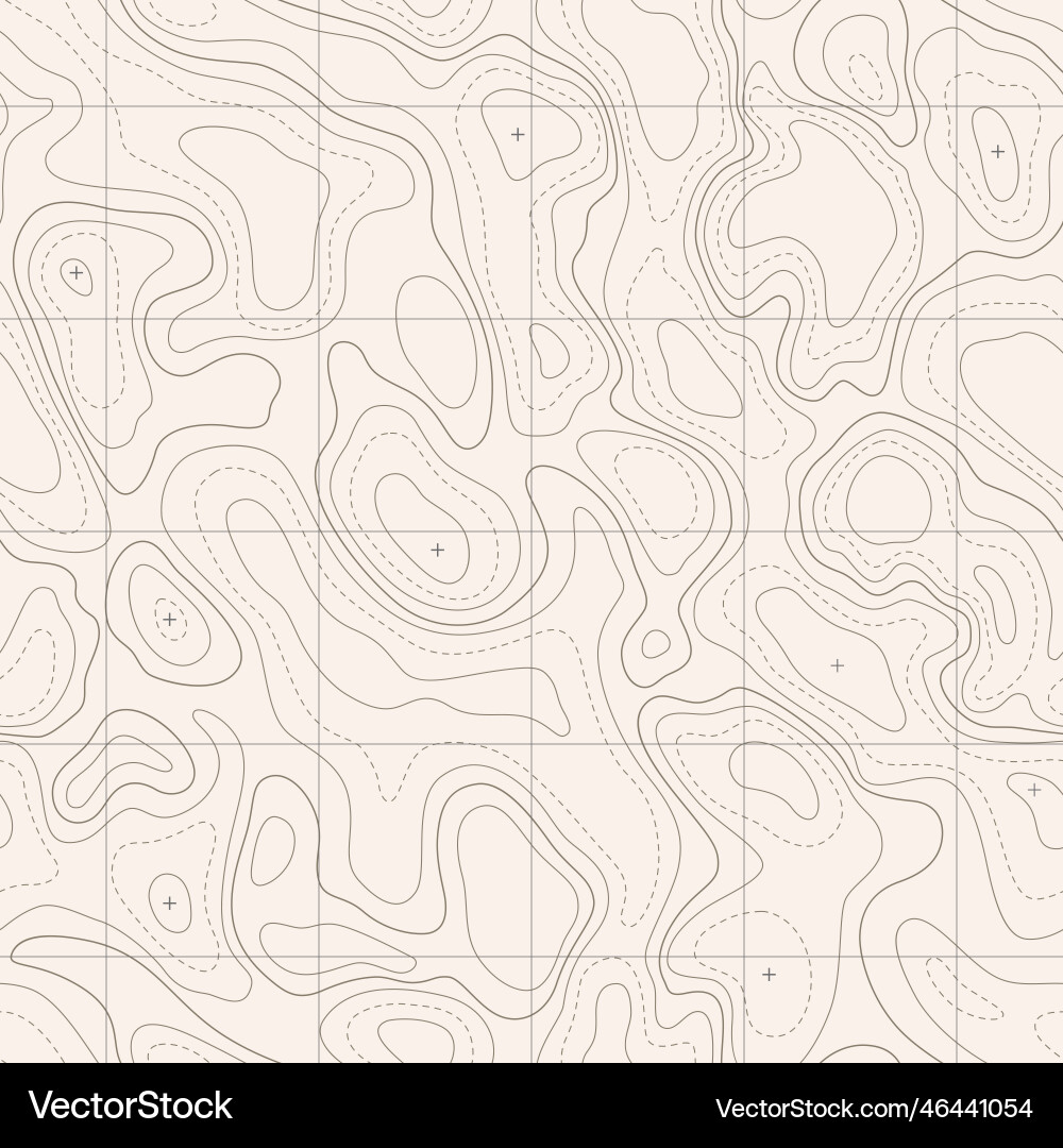 Topographic map seamless pattern background Topographic map seamless pattern background vector image