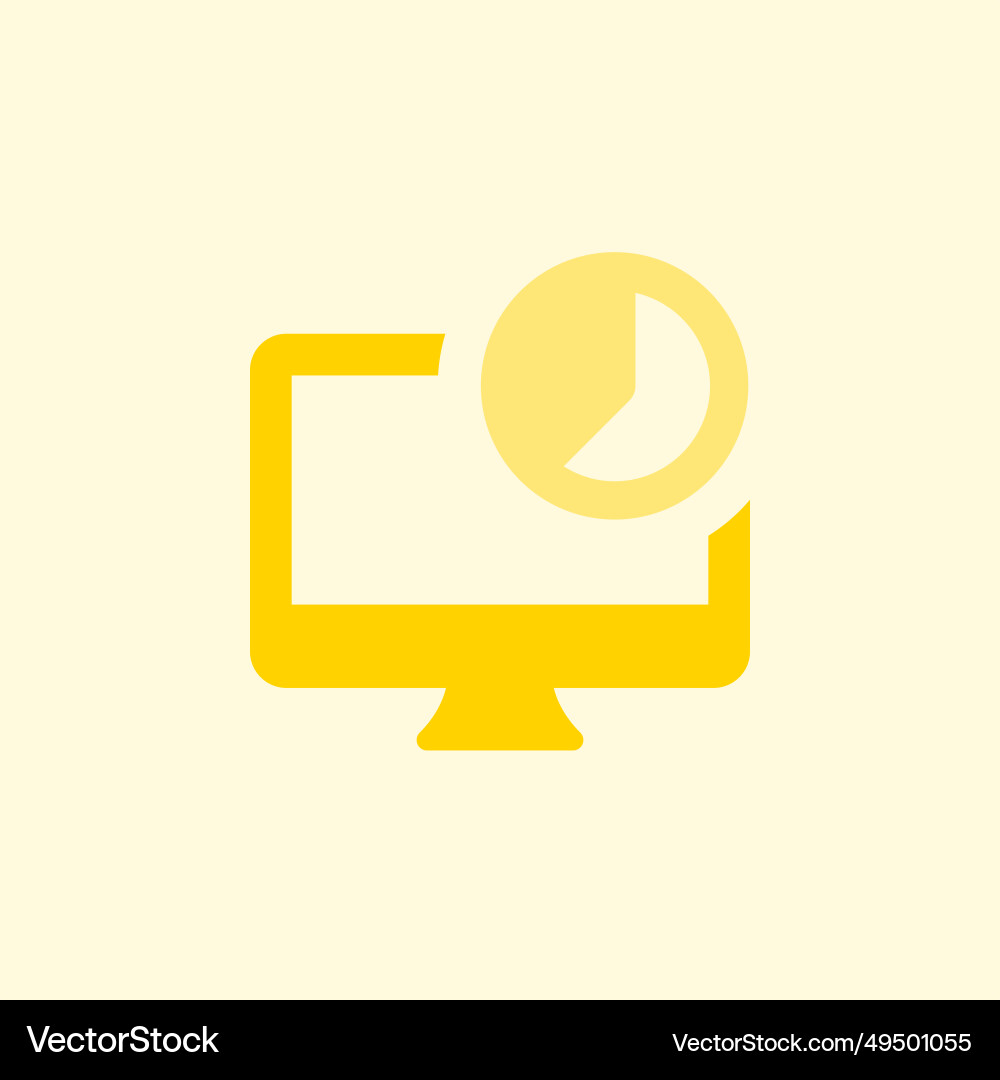 Displaying data visually in circular graph format vector image