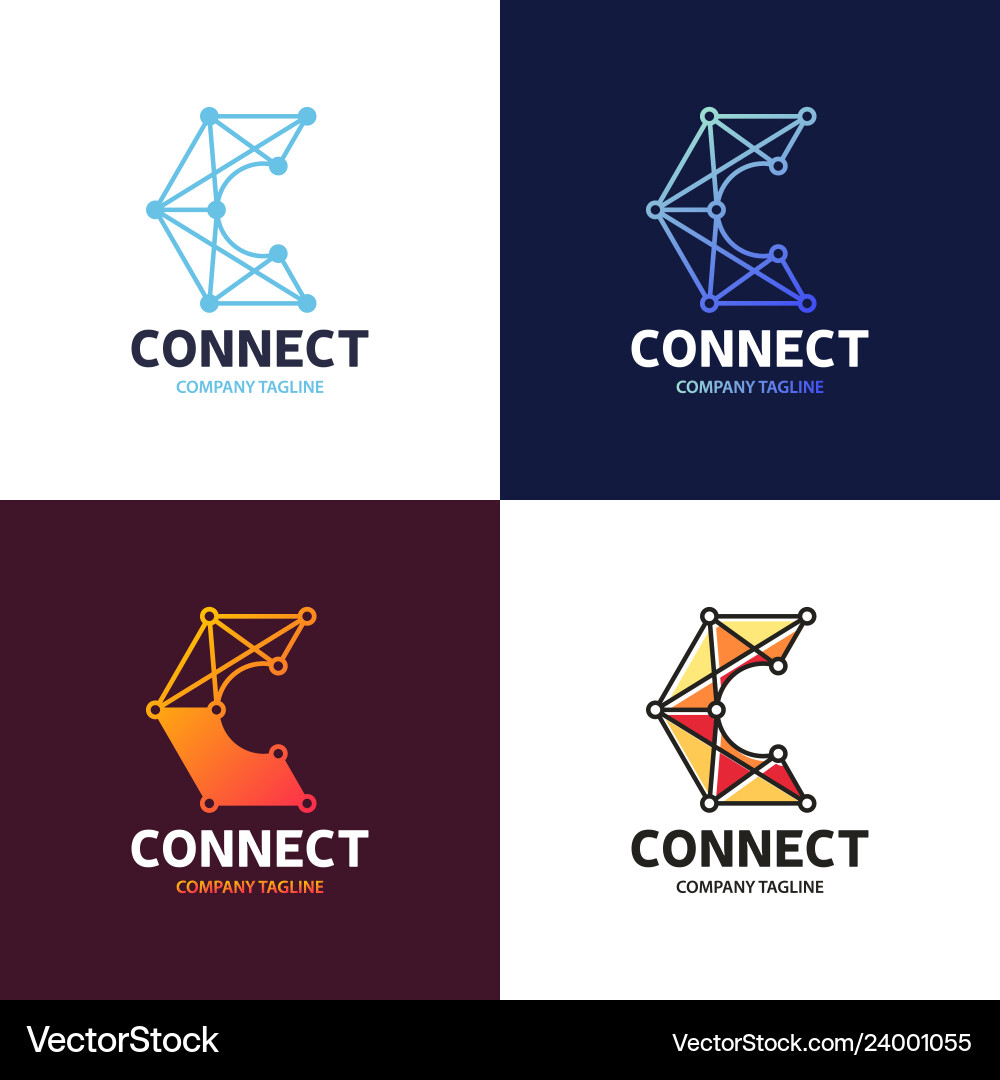 Geometric Cube Logo Template Royalty Free Vector Image