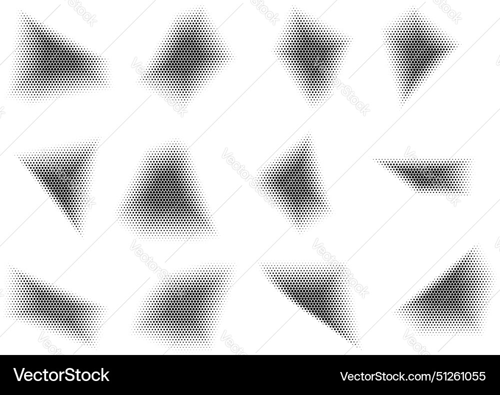 Halftone hexagon pattern reprographic technique Halftone hexagon pattern reprographic technique vector image