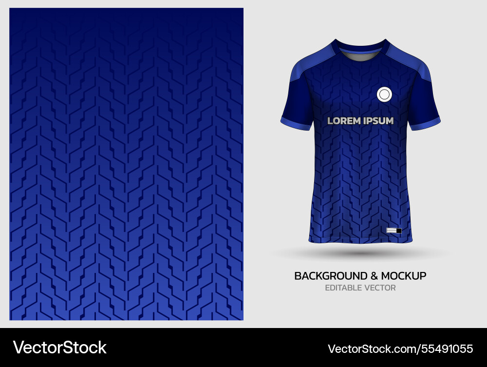 Jersey mockup and background pattern design Jersey mockup and background pattern design vector image
