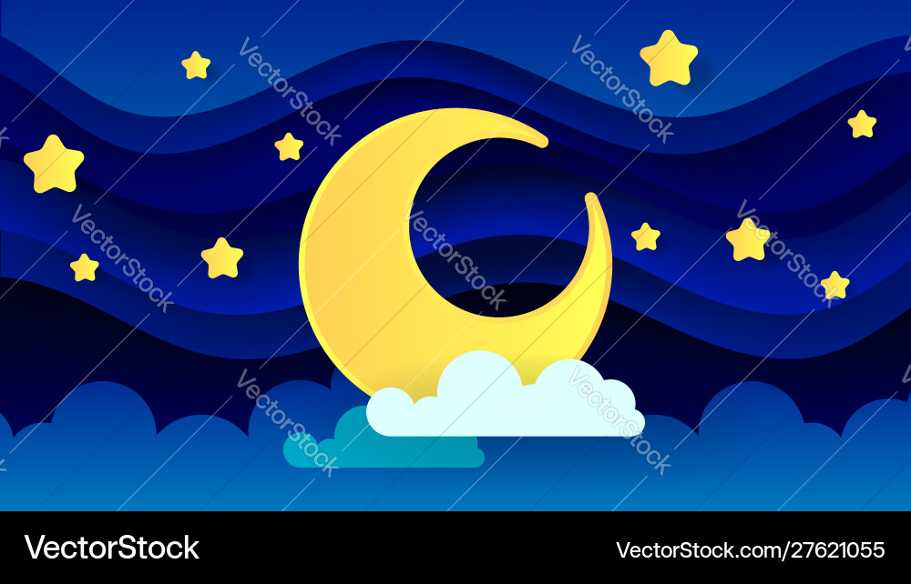 Magic with moon and different elements space Magic with moon and different elements space Vector Image