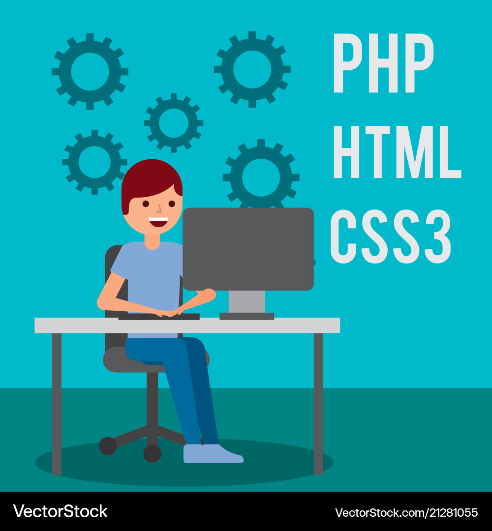 Website der Programmcodierung Website der Programmcodierung vektorbild