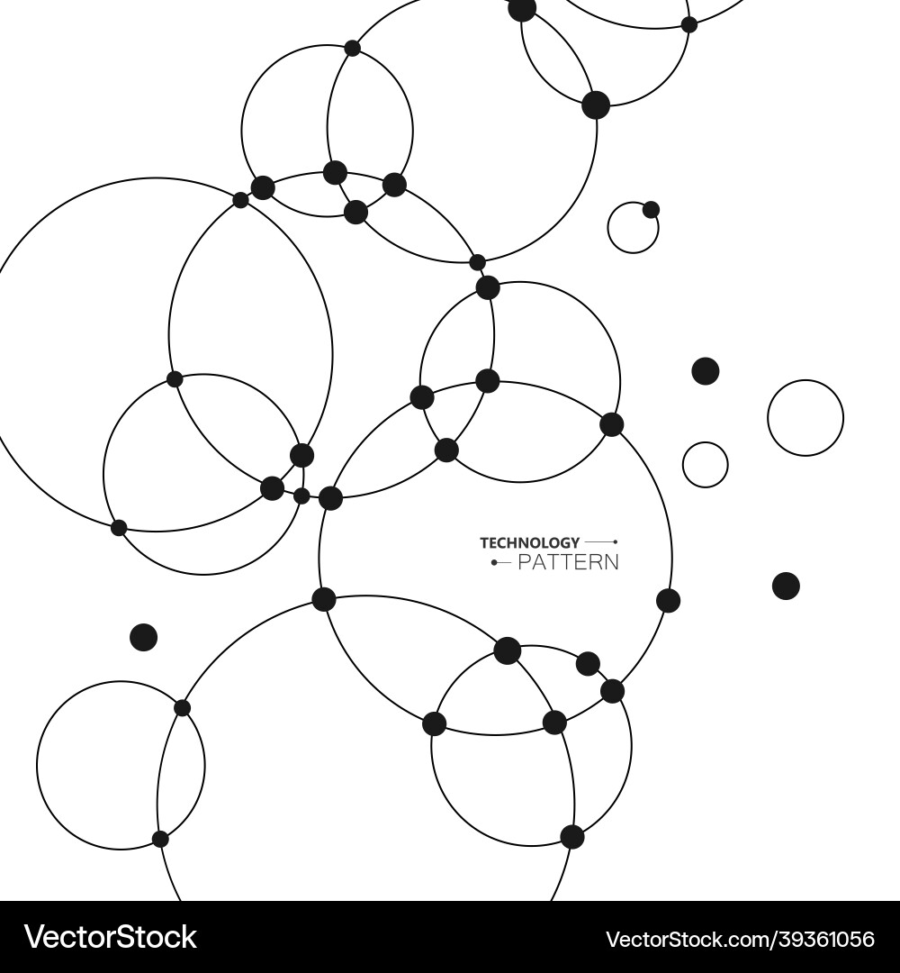 Background with overlapping circles Background with overlapping circles vector image