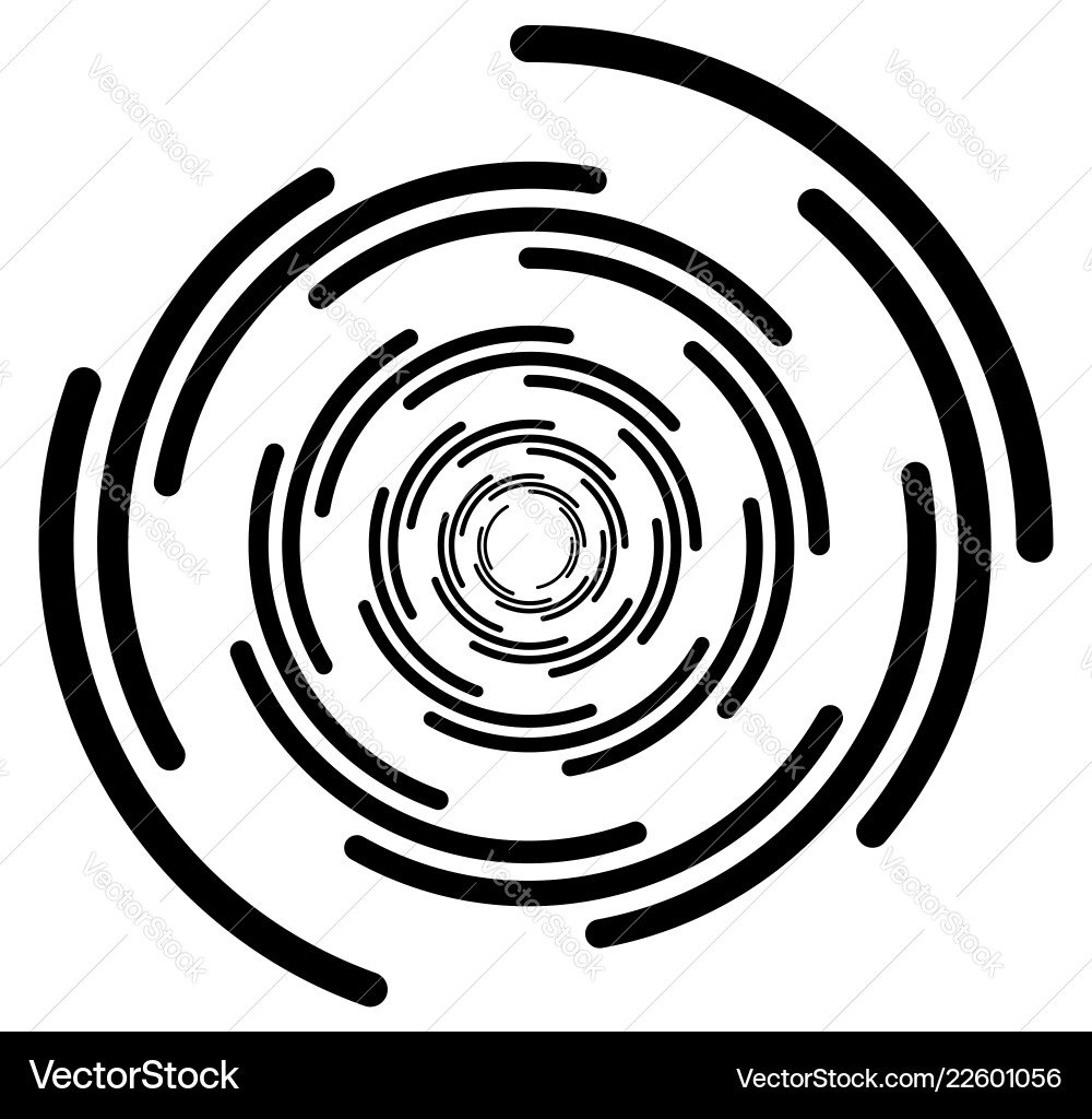 Circular element with random radiating lines Circular element with random radiating lines vector image