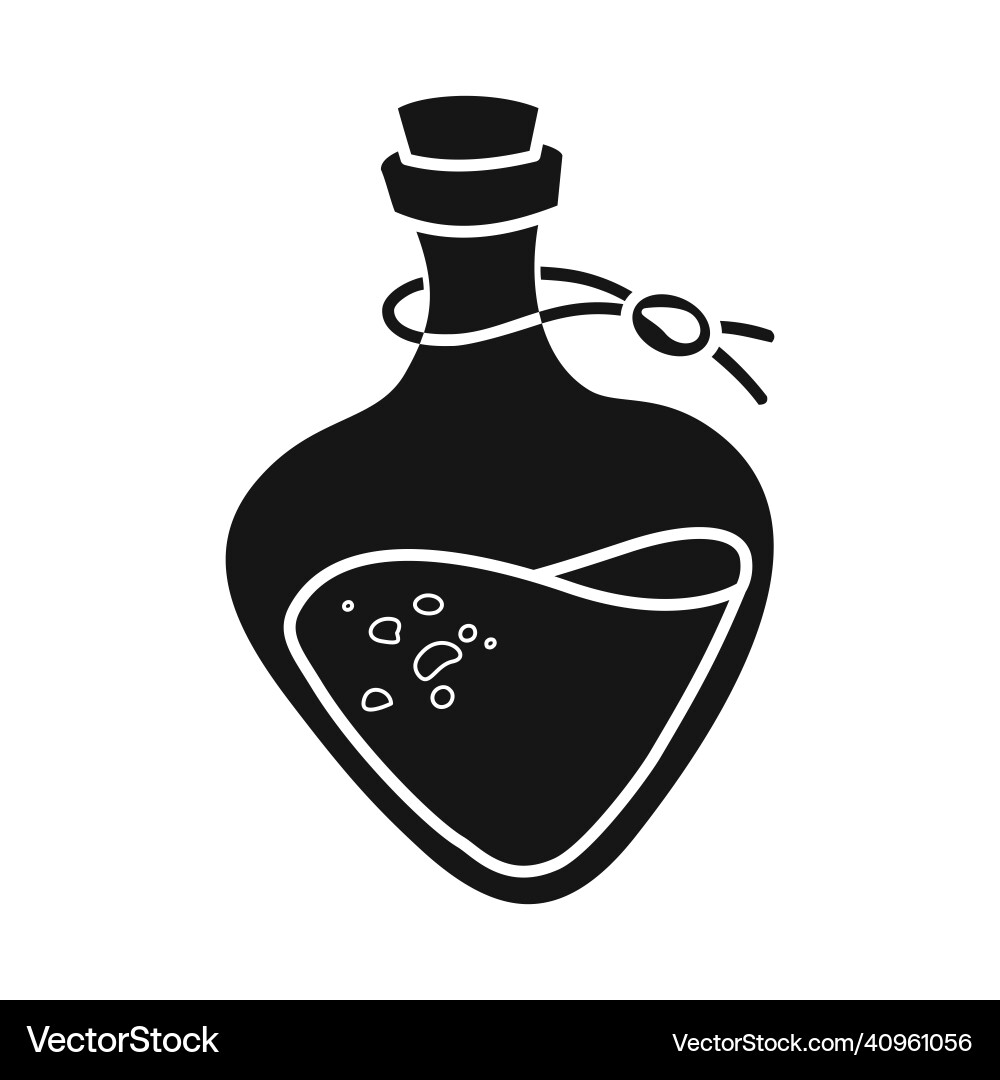 Design of potion and elixir logo web Design of potion and elixir logo web vector image