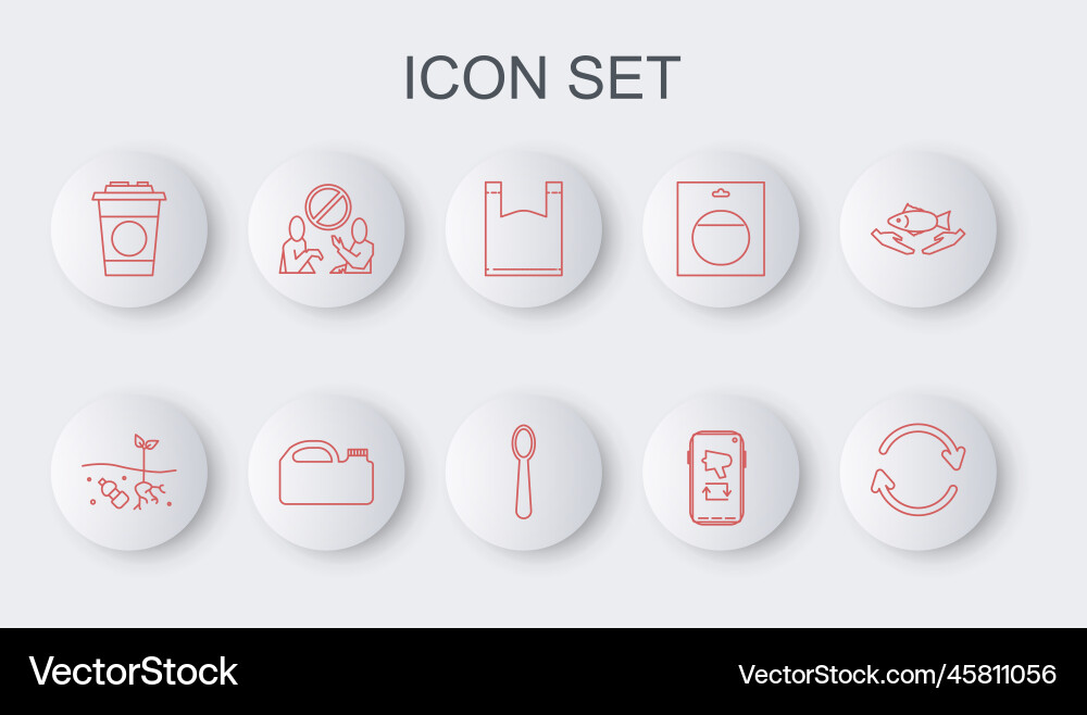 Set line refresh problem of pollution planet Vector Image
