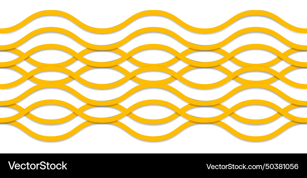 Yellow seamless and wave line pattern background Yellow seamless and wave line pattern background Vector Image
