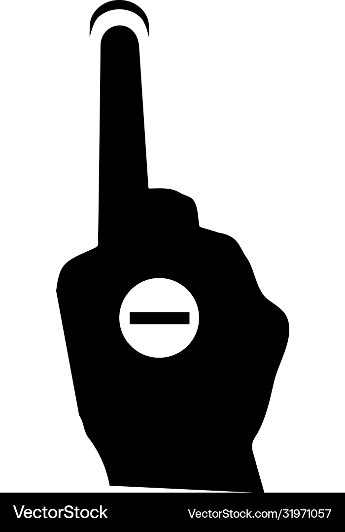 Click with one finger line icon cursor pointer Click with one finger line icon cursor pointer vector image