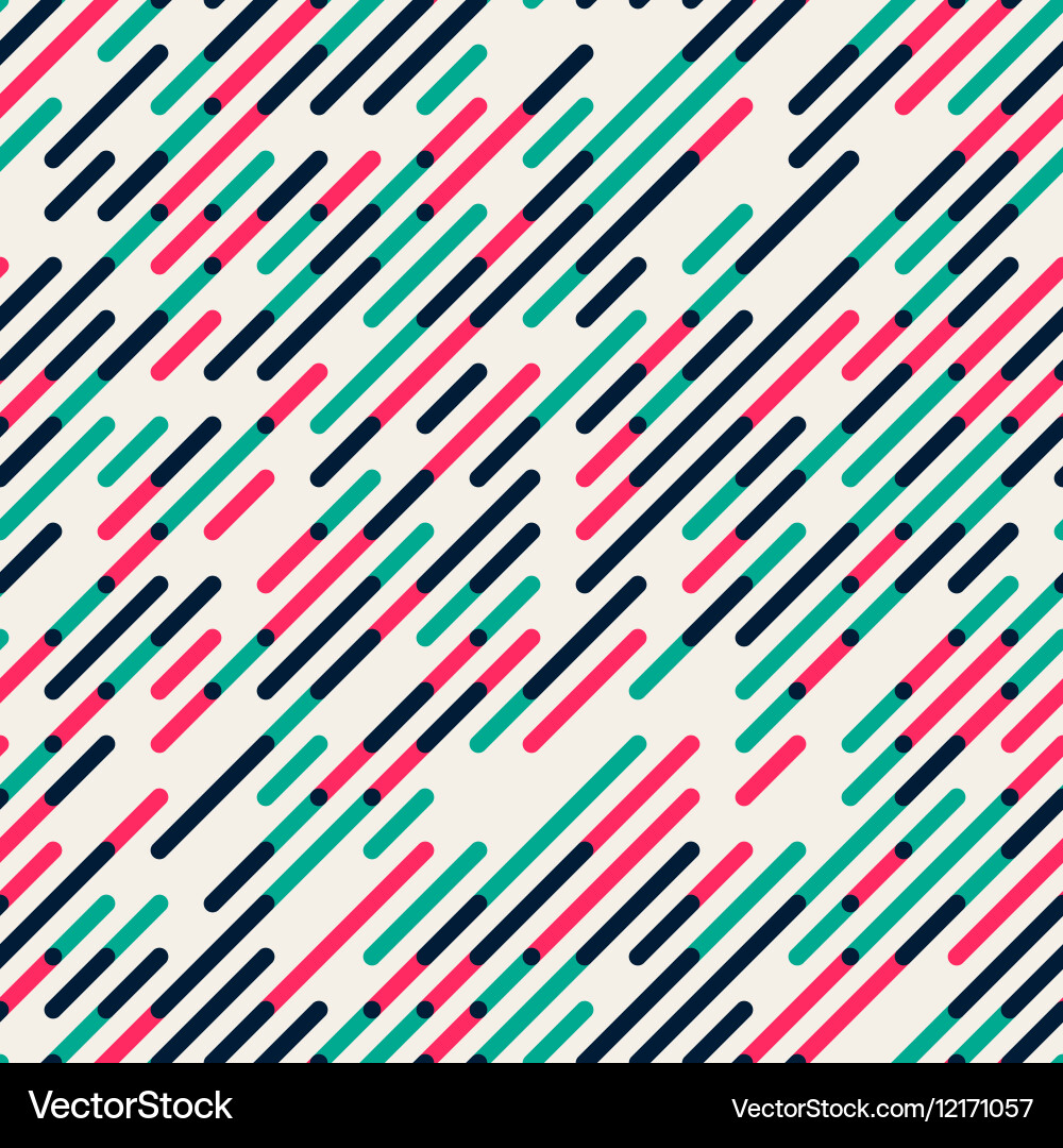 Diagonal Red and Green Parallel Lines vector image
