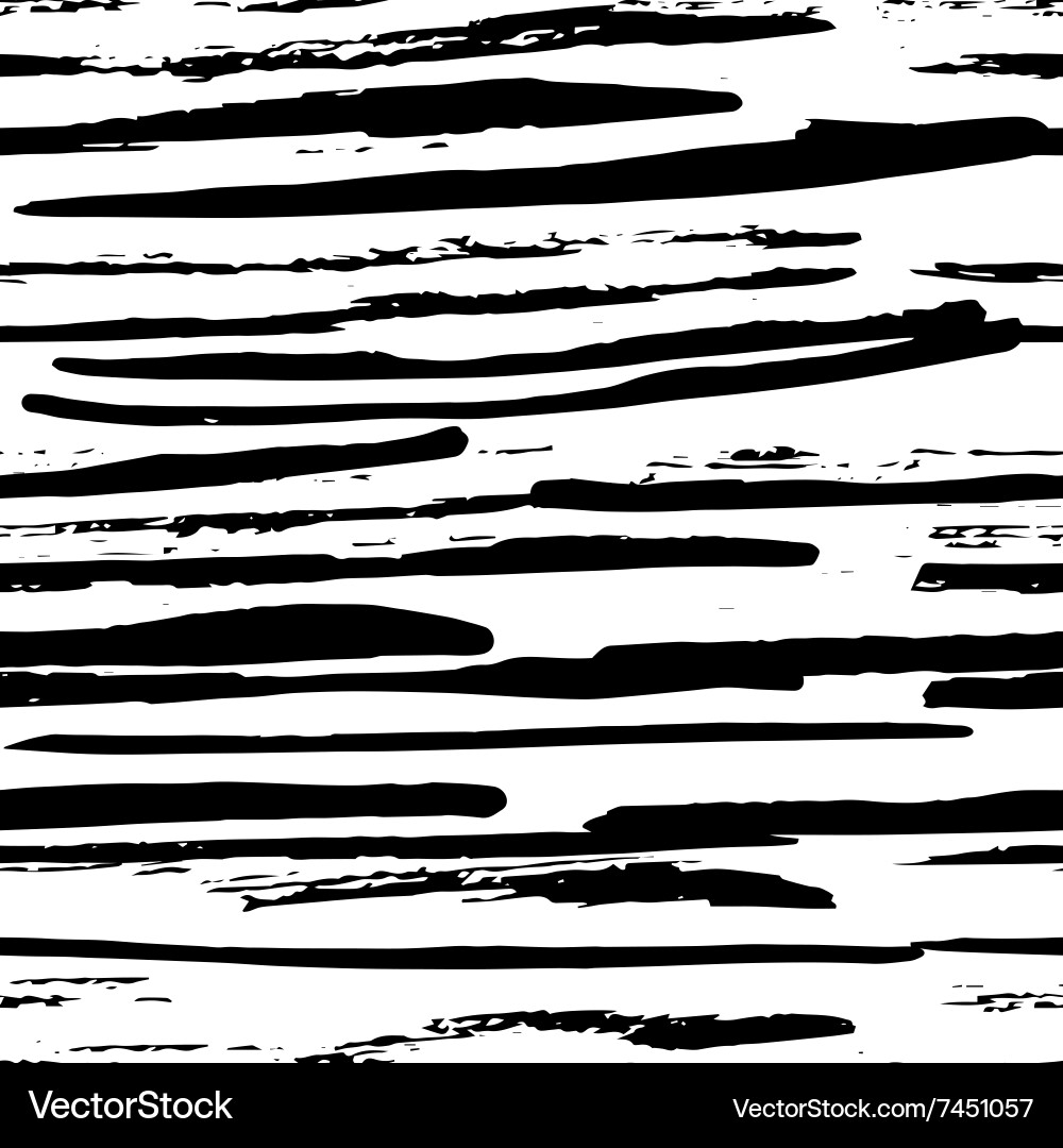Gestreiftes Muster - Schwarz & Weiß Vektorbild