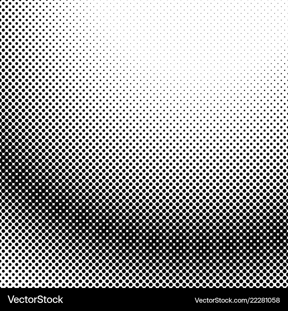 Retro abstract halftone dot pattern background Vector Image