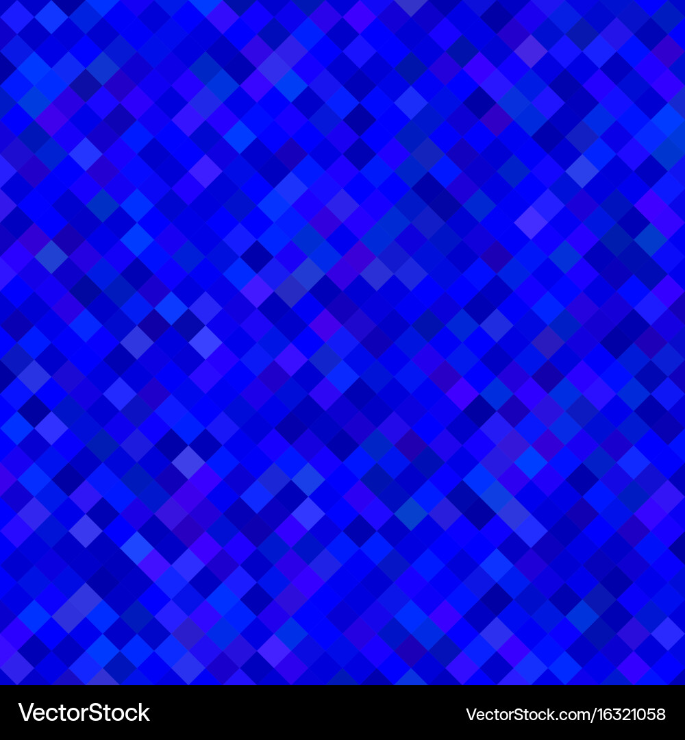 Square pattern background - from squares in blue vector image