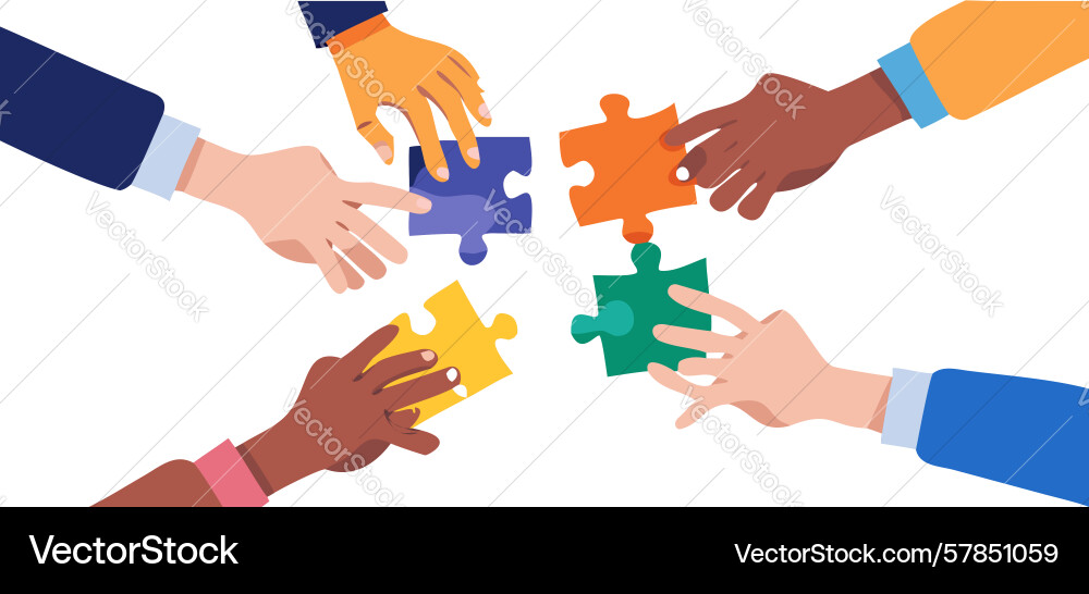 Abstract geometric pattern with broken shapes Vector Image
