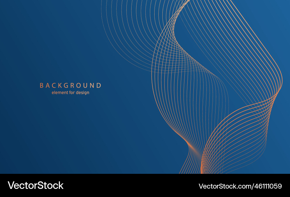 Abstract gradient background wave element Abstract gradient background wave element vector image