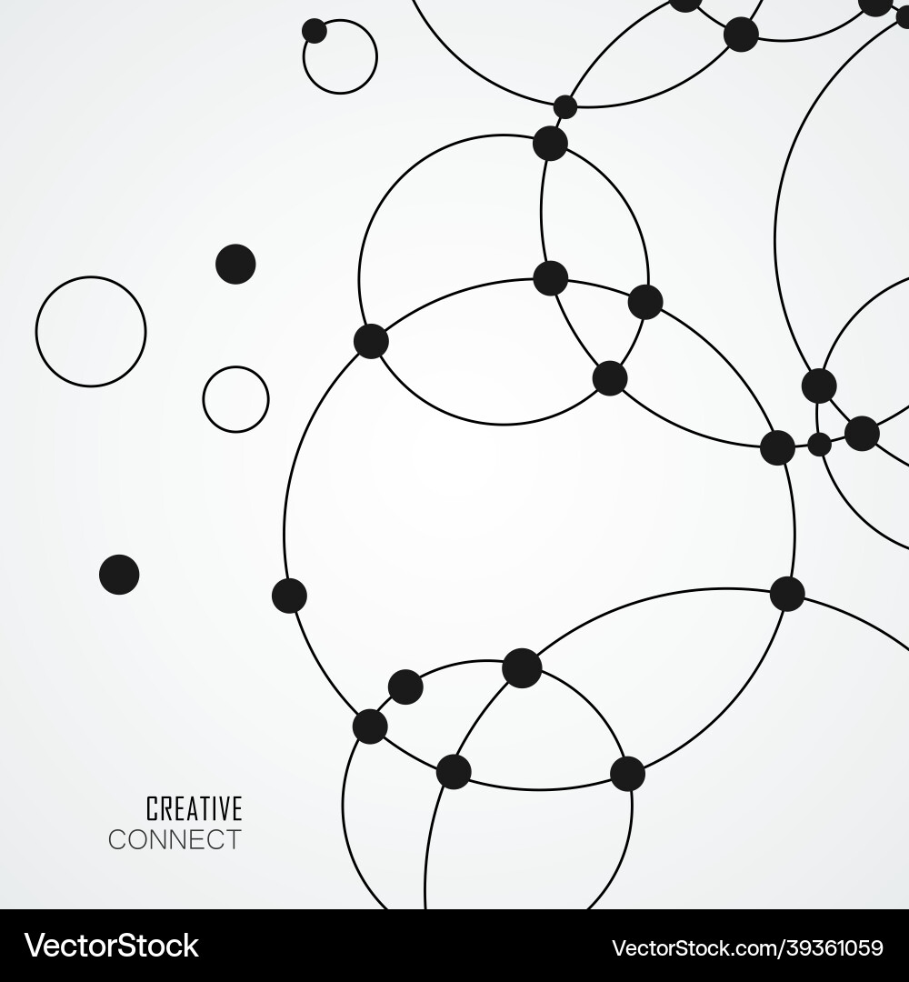 Background with overlapping circles Background with overlapping circles vector image