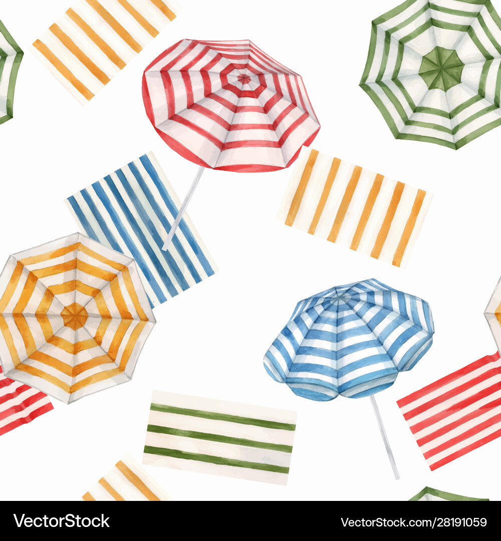 Beautiful watercolor seamless pattern Beautiful watercolor seamless pattern vector image