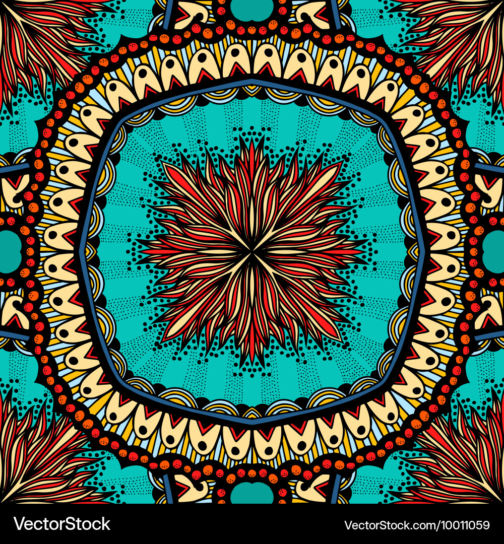 Seamless colorful pattern vector image