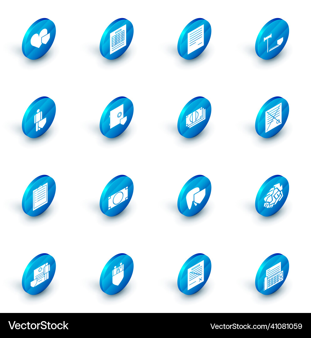 Set report file document judge gavel Set report file document judge gavel vector image