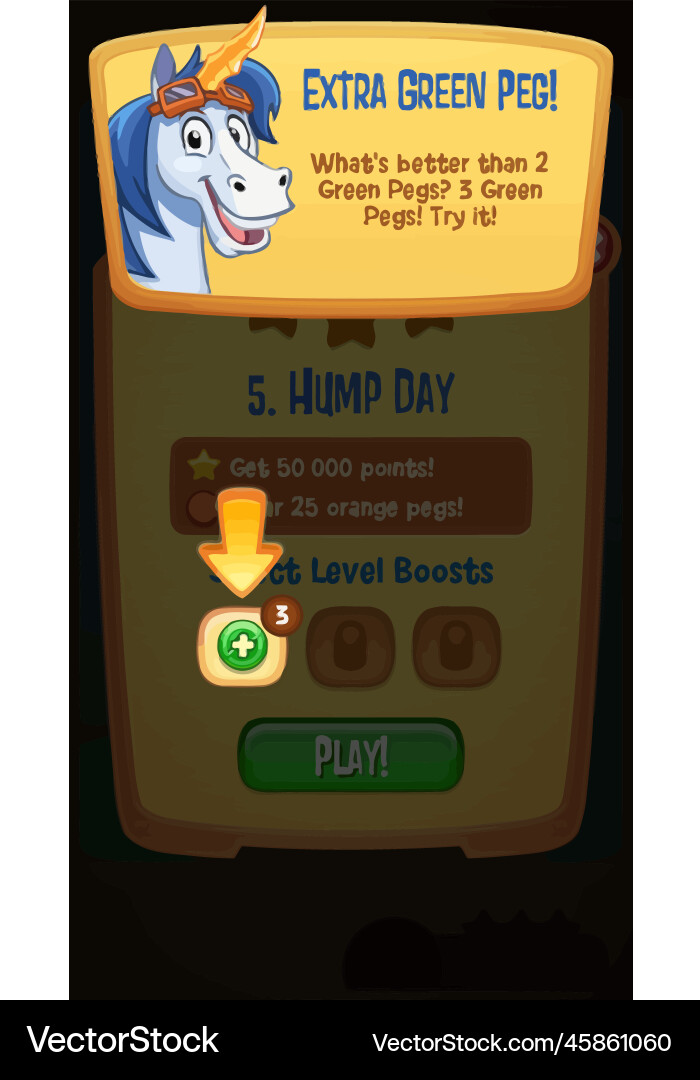 Complete set of level button game ui pop-up icon vector image
