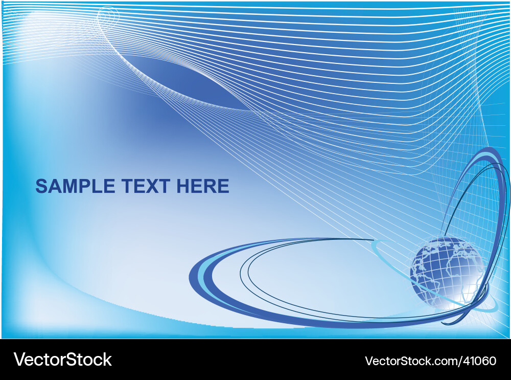 Global Connection Background Vector Image