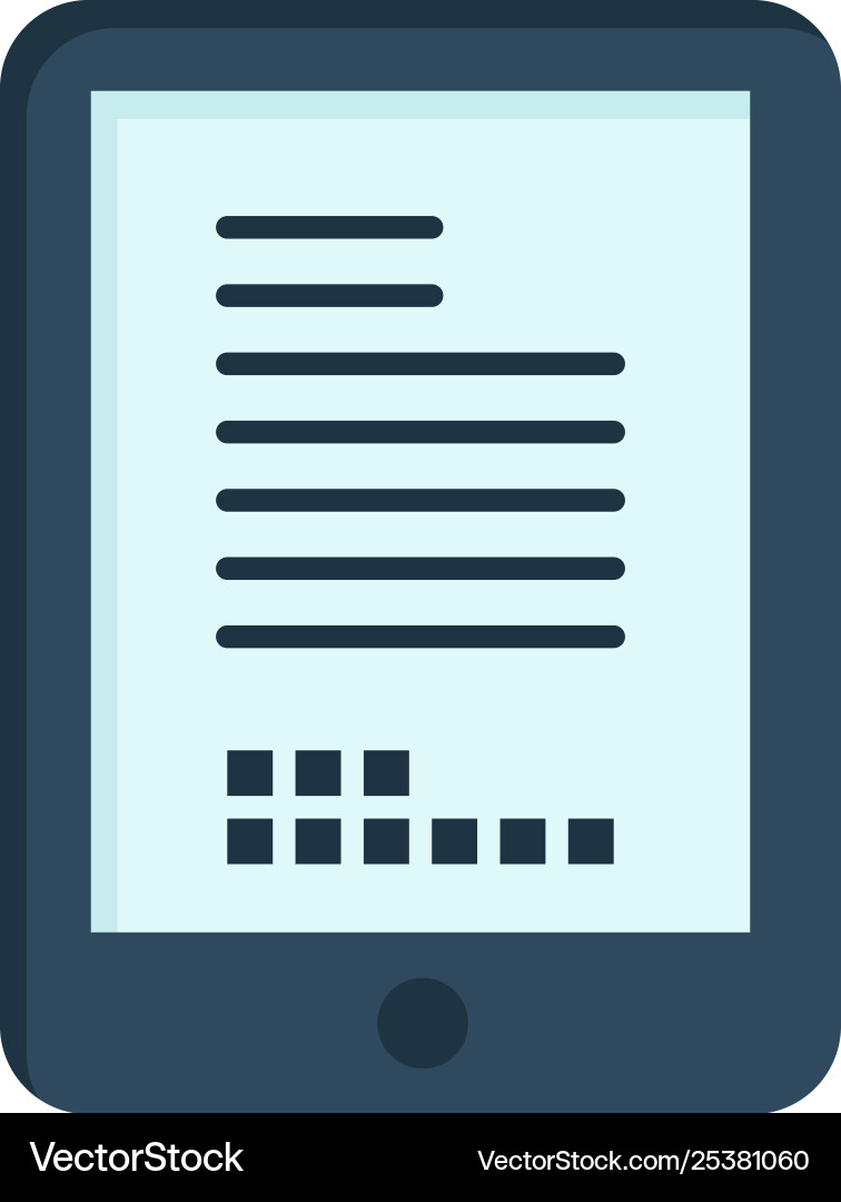 Mobile coding hardware cell flat color icon Mobile coding hardware cell flat color icon vector image