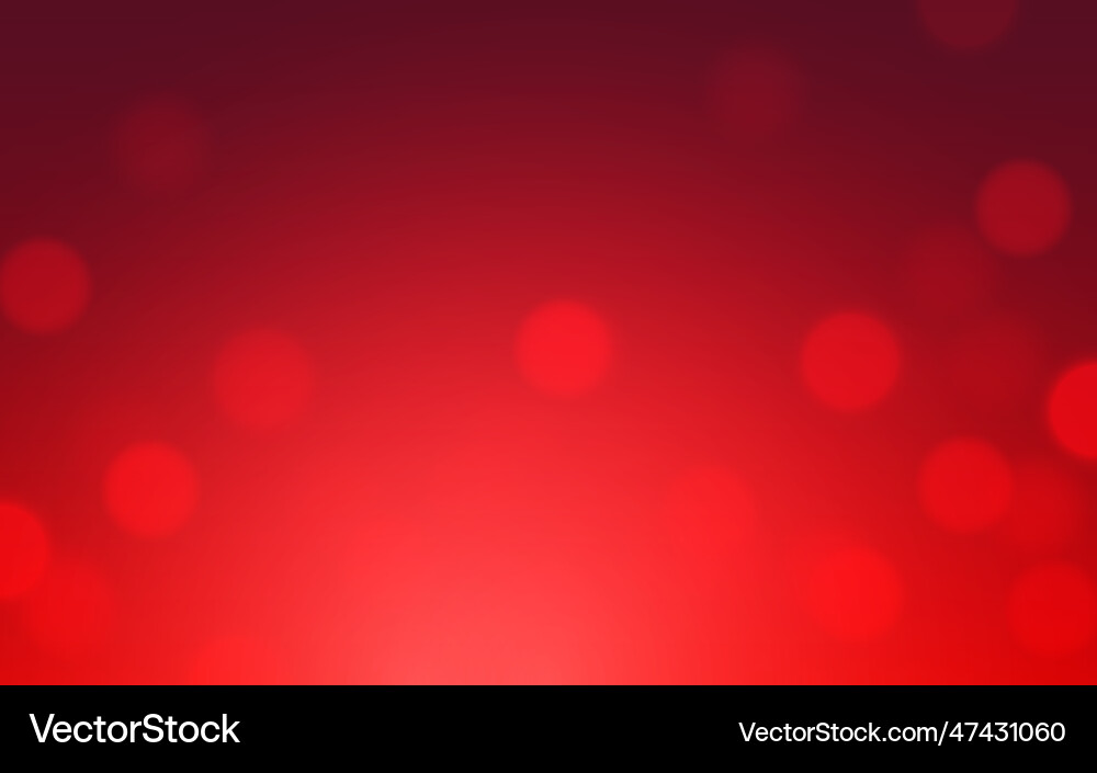 Red color bokeh soft light abstract backgrounds Red color bokeh soft light abstract backgrounds Vector Image