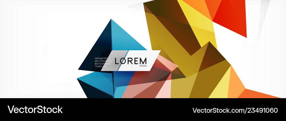 Science background abstract triangle pattern Science background abstract triangle pattern Vector Image