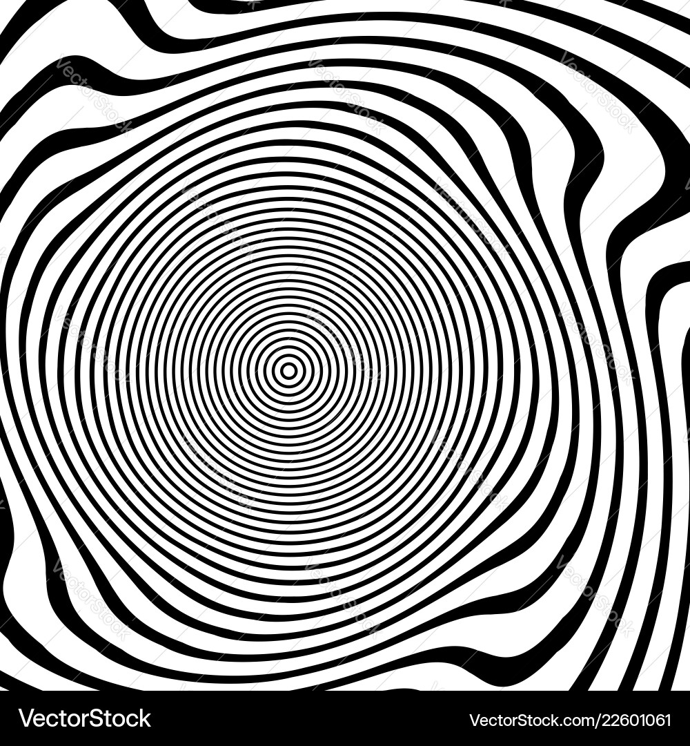 Abstract asymmetric spiral background distorted Abstract asymmetric spiral background distorted vector image