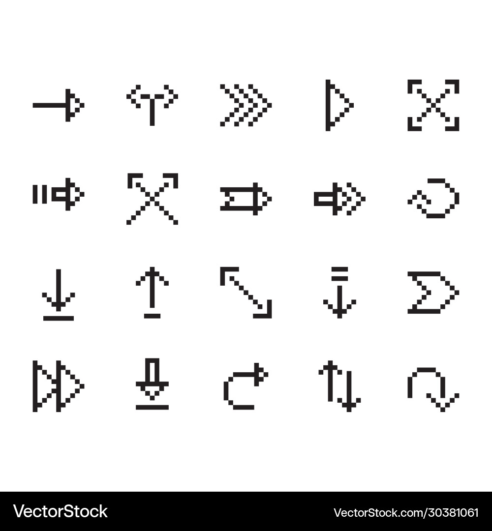 Arrow icon set design perfect for application web Arrow icon set design perfect for application web vector image