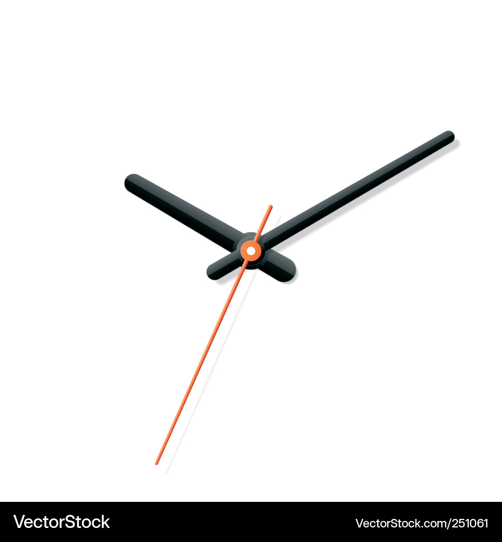 Clock Face - Time Display vector image