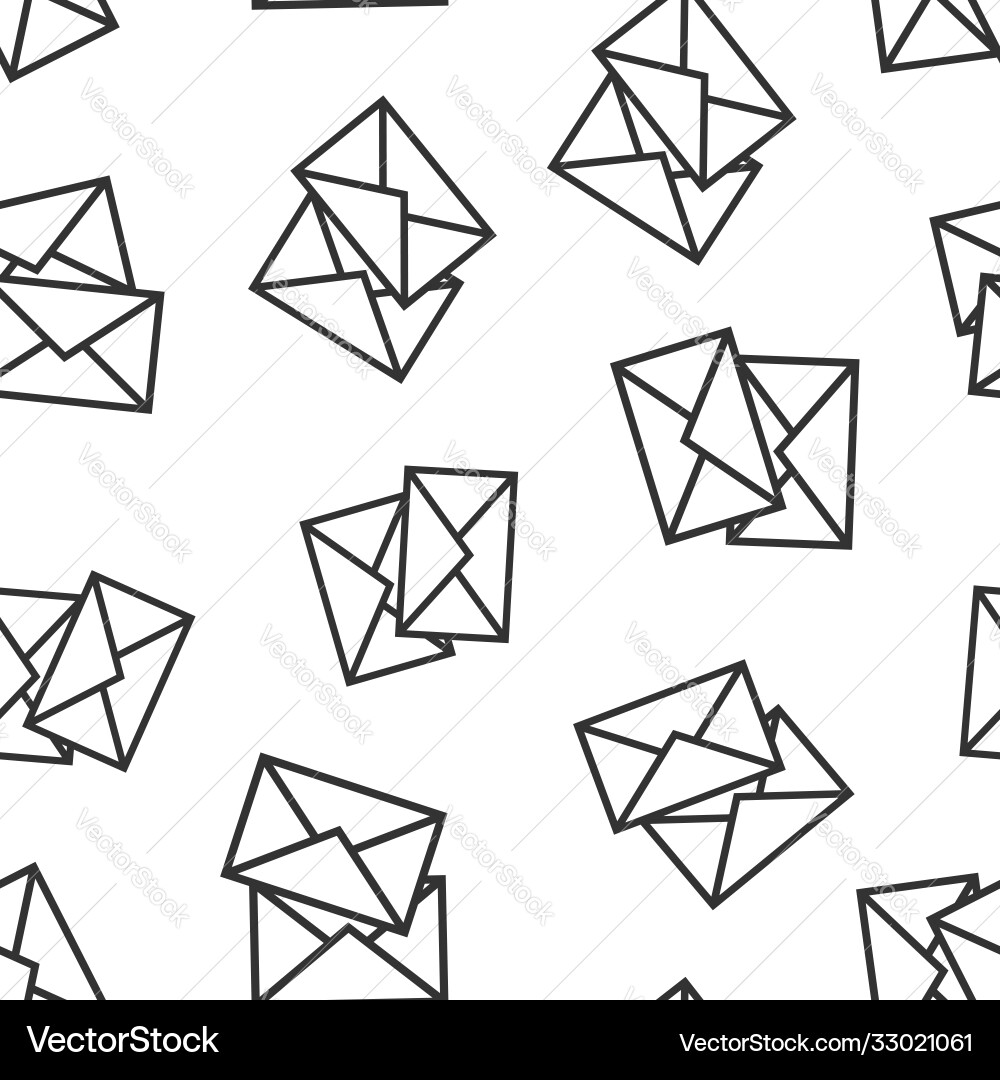 Email message icon in flat style mail document Email message icon in flat style mail document vector image