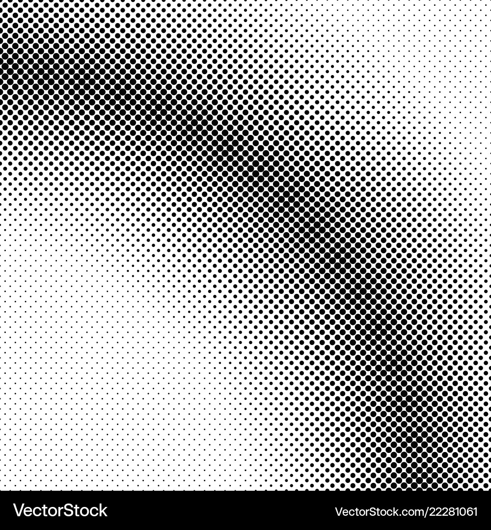 Halftone dot pattern background template Halftone dot pattern background template vector image
