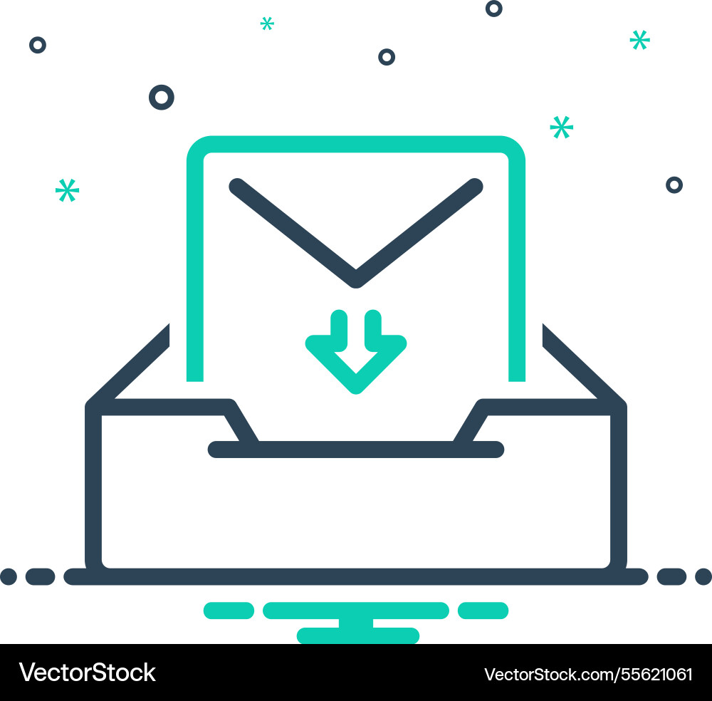 Inbox vector image