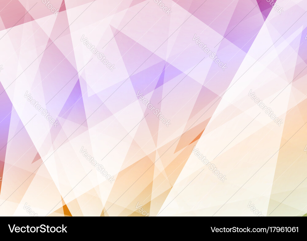 Modern hipster abstract triangular background vector image