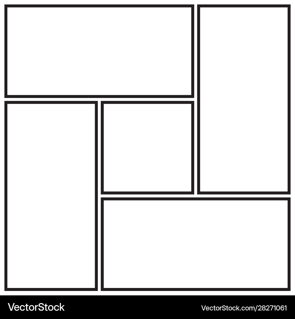 photo-frame-collage-templates-royalty-free-vector-image for Free Printable Photo Collage Templates Photo Frame Collage Templates Royalty Free Vector Image for Free Printable Photo Collage Templates