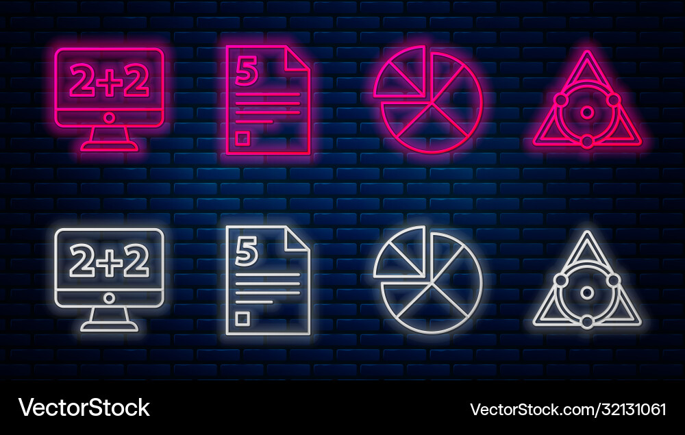 Set line infinity abacus graph schedule chart Set line infinity abacus graph schedule chart vector image