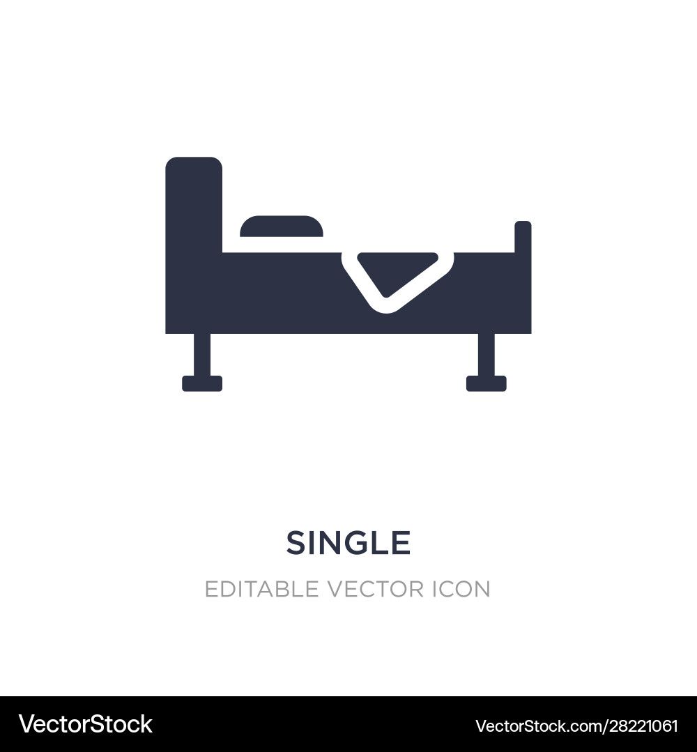Single icon on white background simple element Vector Image