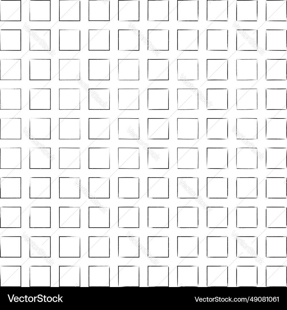 Thin Line Square Pattern Vector Image