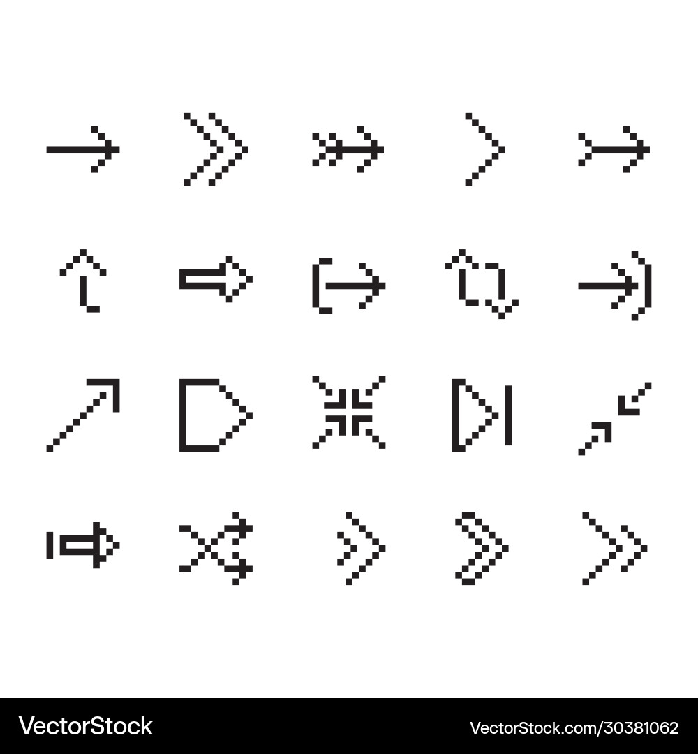 Arrow icon set design perfect for application web Arrow icon set design perfect for application web vector image
