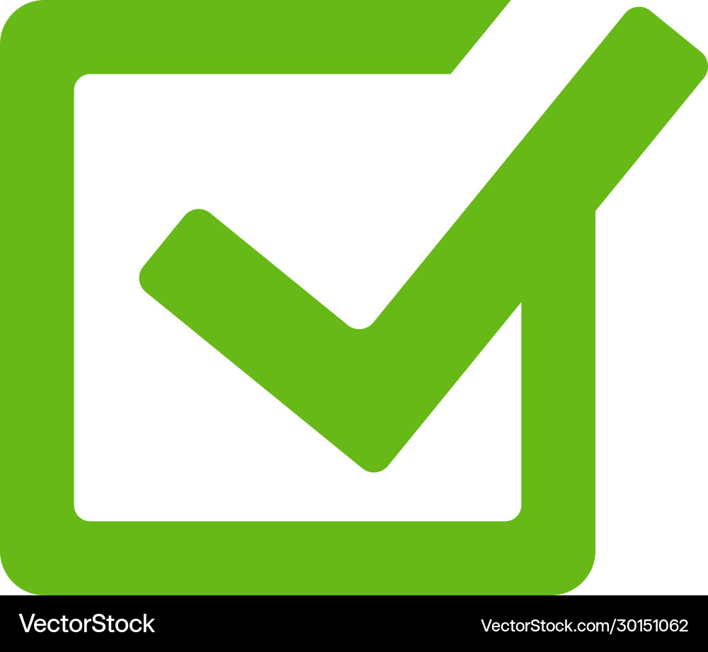 Check mark - list icon design template Check mark - list icon design template vector image
