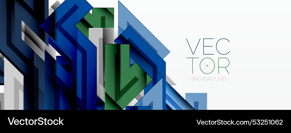 Dynamic lines geometric background Vector Image