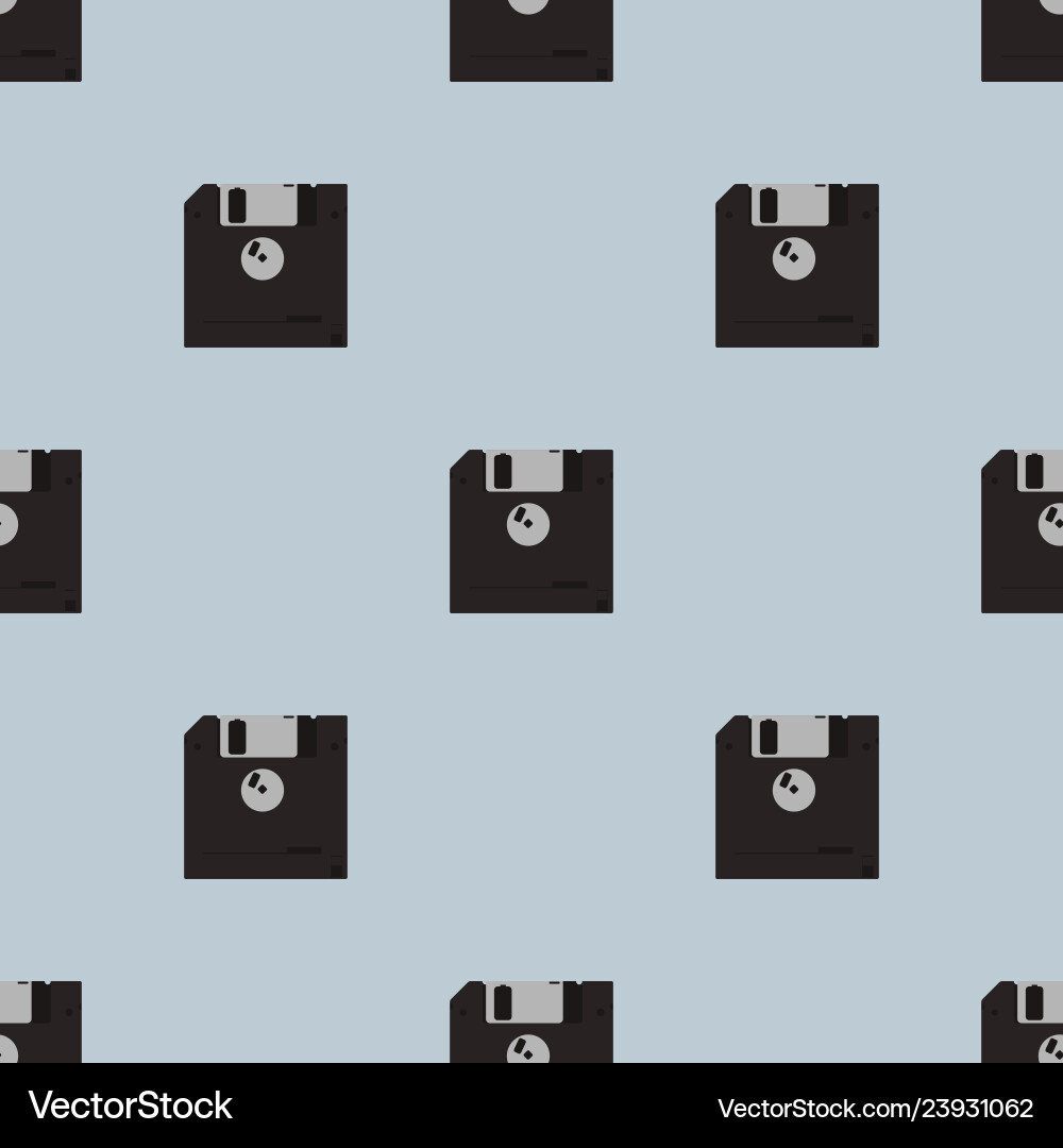 Floppy Disk Pattern vector image