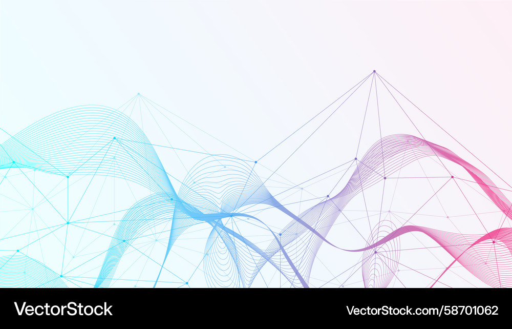 Global network connection website header or banner Global network connection website header or banner Vector Image