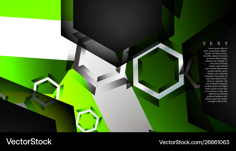 Abstract background with hexagon overlapping Abstract background with hexagon overlapping vector image