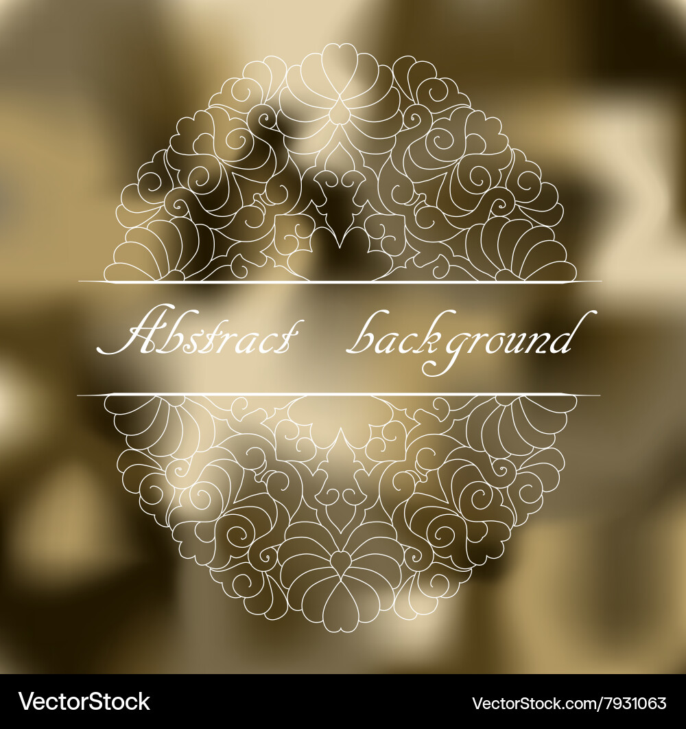 Abstract khaki background with pattern Vector Image