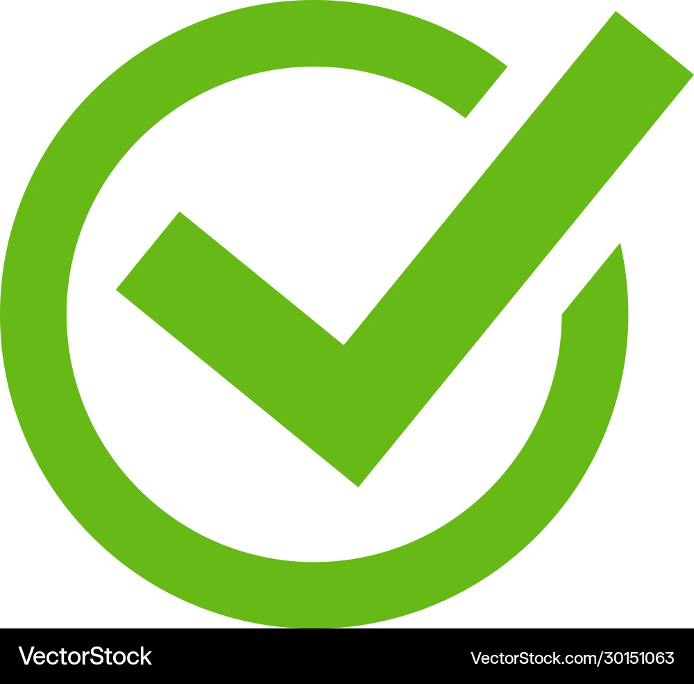 Check mark - list icon design template Check mark - list icon design template vector image