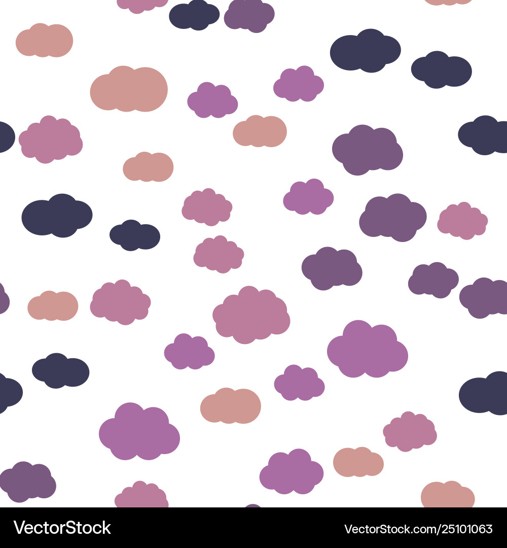 Cloudy sky seamless pattern texture Cloudy sky seamless pattern texture vector image