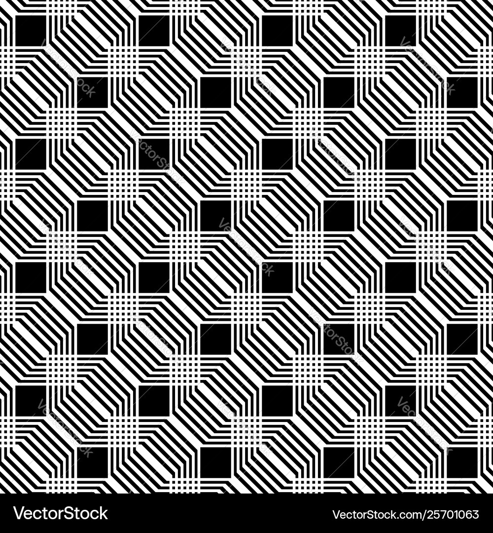Design seamless monochrome geometric pattern Design seamless monochrome geometric pattern vector image
